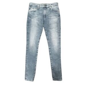 AG Denim Farrah Skinny Jeans Adriano Goldschmied 28R 28 x 30 Medium Wash Y2K 00s
